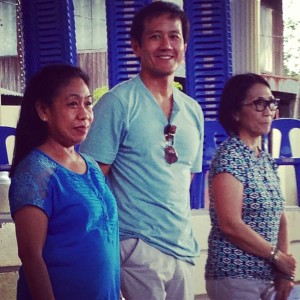 Proponents of the pilot project entitled "Restoring Electoral Integrity in Penarrubia, Abra" attending the first ever Peoples' Meeting de Avance in the province. (From left to right: Prof. Cristy Rodriguez of DLSU Robredo Institute of Governance, Vincent Lazatin of Transparency and Accountability Network, and Dean Edna Co of UP - NCPAG.) 